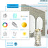 Modern Mini Crystal Pendant Light Gold LED 8-Watt, 4000K